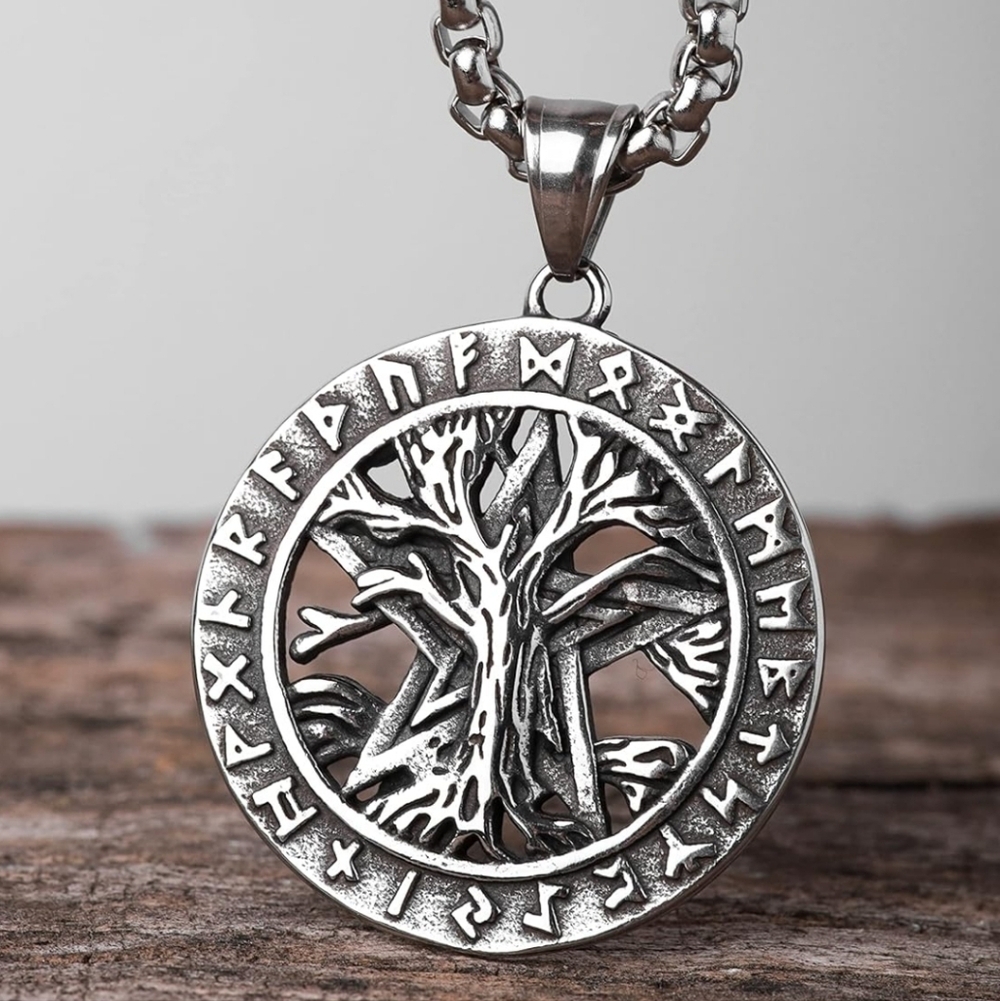 Silver Tree of Life Pendant Necklace